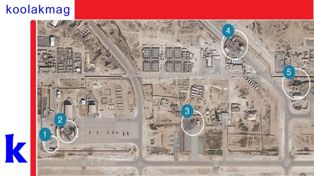 انتشار عکس های ماهواره ای از پایگاه نظامی عین الاسد بعد از حمله