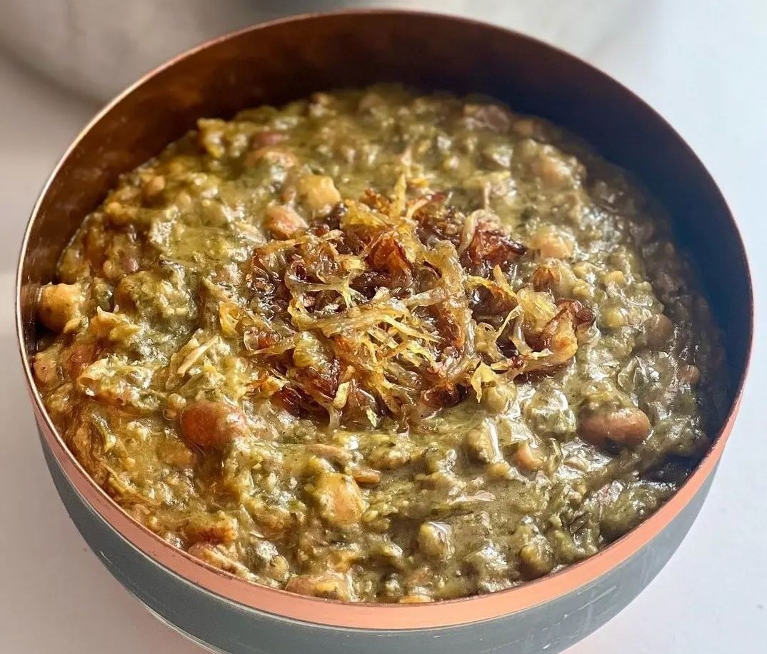 طرز تهیه آش شله قلمکار